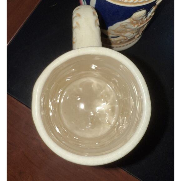 Vintage Ceramic Set of 2 German Style Beer Stein Mugs Made In Japan - Picture 4 of 7